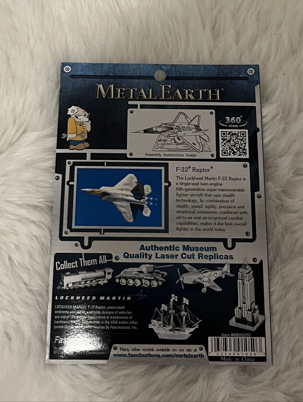 Metal Earth Kids Building Set - Silver Metal Aircraft Models - Picture 3 of 8